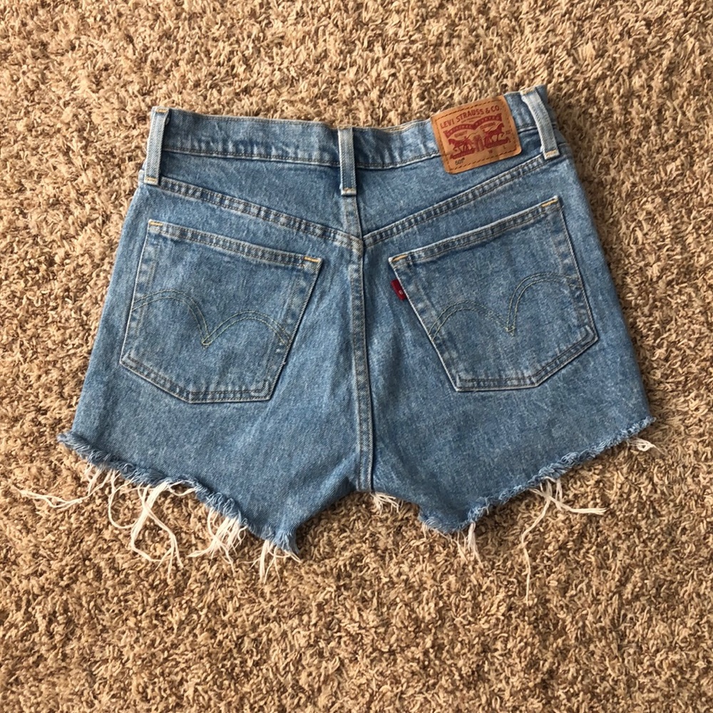 Levi 501 Original High Rise Jean Shorts